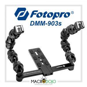 FotoPro DMM-903s Macro Twin Flash Flexible/Articulating Arms Bracket (Previously DMM-903 or DMM903)