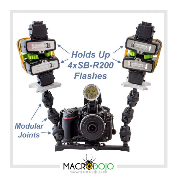 FotoPro DMM-903s Macro Twin Flash Flexible/Articulating Arms Bracket (Previously DMM-903 or DMM903) - Image 4
