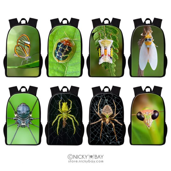 16" Backpack for School, Travel, Casual - Assorted Invertebrates - Image 2