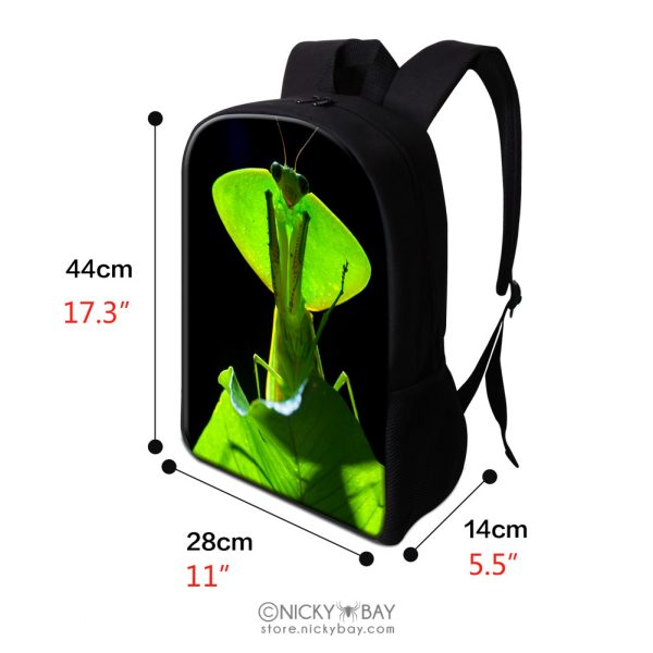 16" Backpack for School, Travel, Casual - Assorted Invertebrates - Image 3