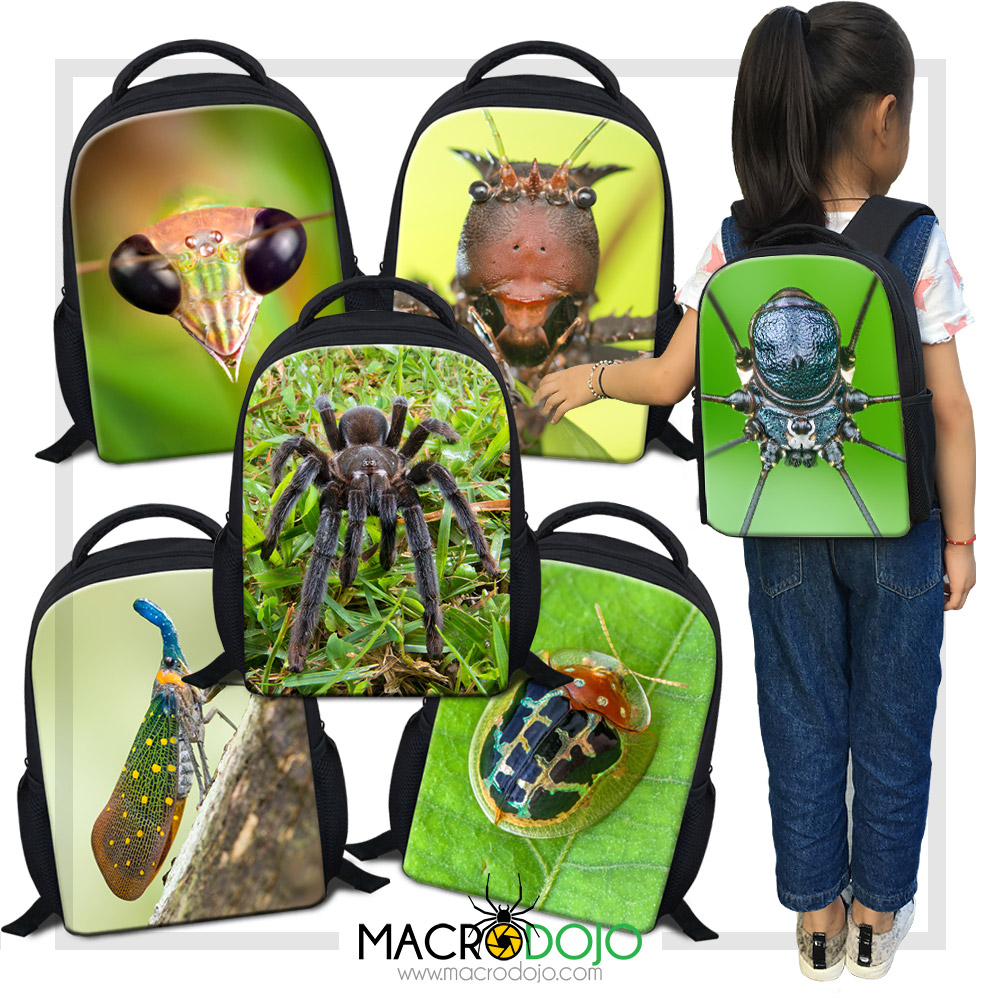 Children School Bag Kids Mini Backpack - Assorted Invertebrates