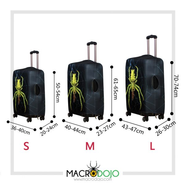 Luggage Cover Protector - Orb Weaver Spider - Image 3