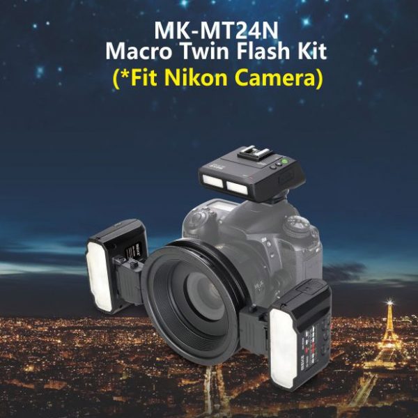 Meike MK-MT24 (Nikon/Canon/Sony) Wireless RF Macro Twin Flash MK-MT24NII MK-MT24CII MK-MT24SII - Image 3