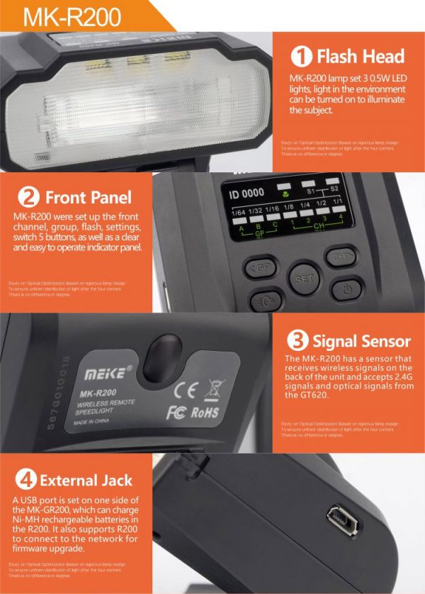 Meike MK-MT24 (Nikon/Canon/Sony) Wireless RF Macro Twin Flash MK-MT24NII MK-MT24CII MK-MT24SII - Image 9