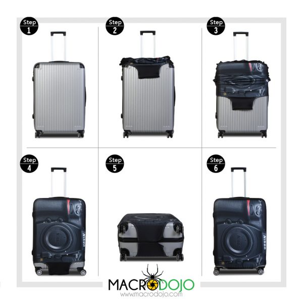 Luggage Cover Protector - Nikon D850 DSLR Camera Design - Image 5